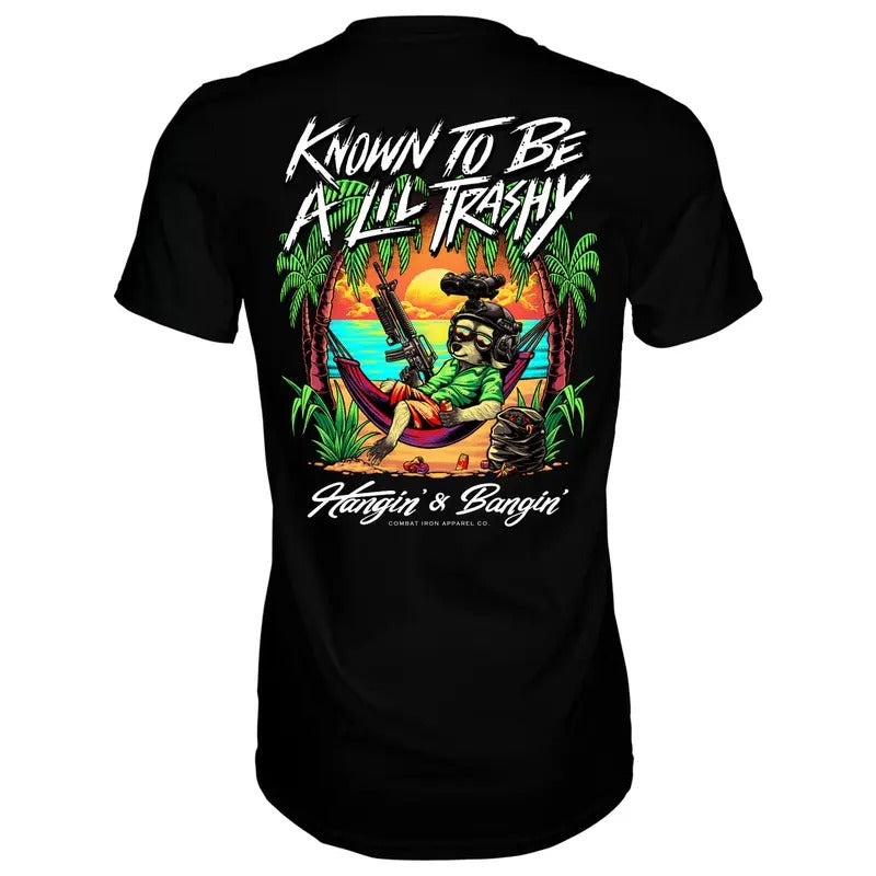 KNOWN TO BE A LIL TRASHY RACCOON MEN'S T-SHIRT Hoodie Sweatshirt | PrintMintTees.com