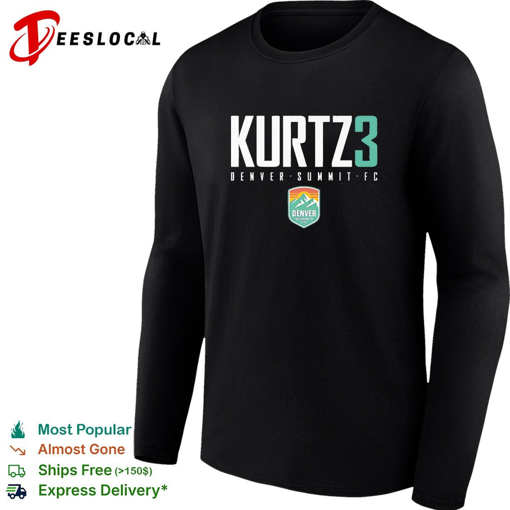 Kaleigh Kurtz 3 Denver Summit FC professional women’s soccer team shirt