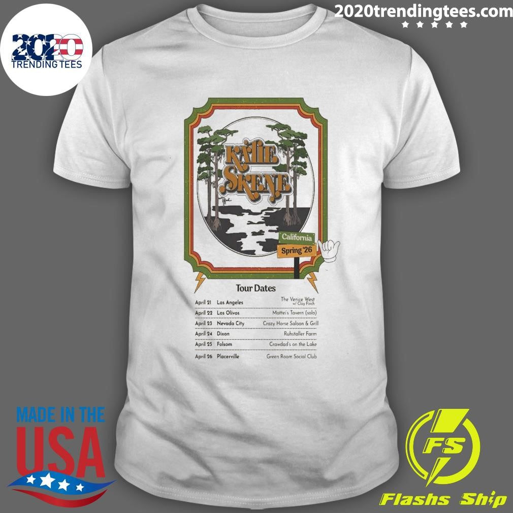 Kalie Skene California Spring 2026 Tour Shirt