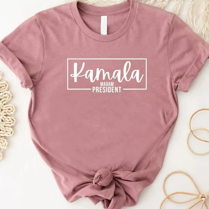 Kamala Harris 2024 Shirt, Kamala Madam President Shirt, Kamala Harris Rally Shirt Hoodie Sweatshirt | PrintMintTees.com