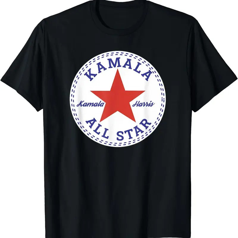 Kamala Harris All Star Logo T-Shirt Hoodie, Sweatshirt | PrintMintTees.com
