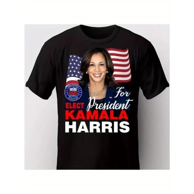Kamala Harris For President T-Shirt. Vote For Kamala Harris Presidency 2024 Men's Tee For Men Made in USA Hoodie Sweatshirt