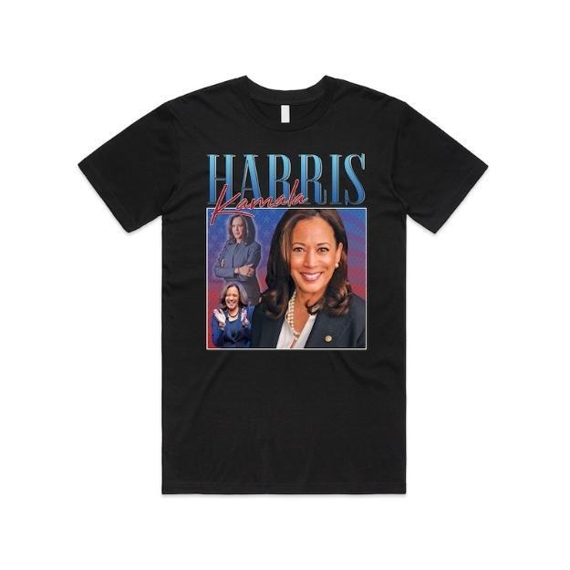 Kamala Harris Homage T-shirt Tee Top US President Election Campaign 2024 Retro 90's Vintage made in usa Hoodie Sweatshirt
