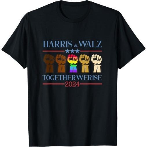 Kamala Harris Tim Walz 2024 Election LGBT Harris Walz Waltz T-Shirt made in usa Hoodie Sweatshirt | PrintMintTees.com