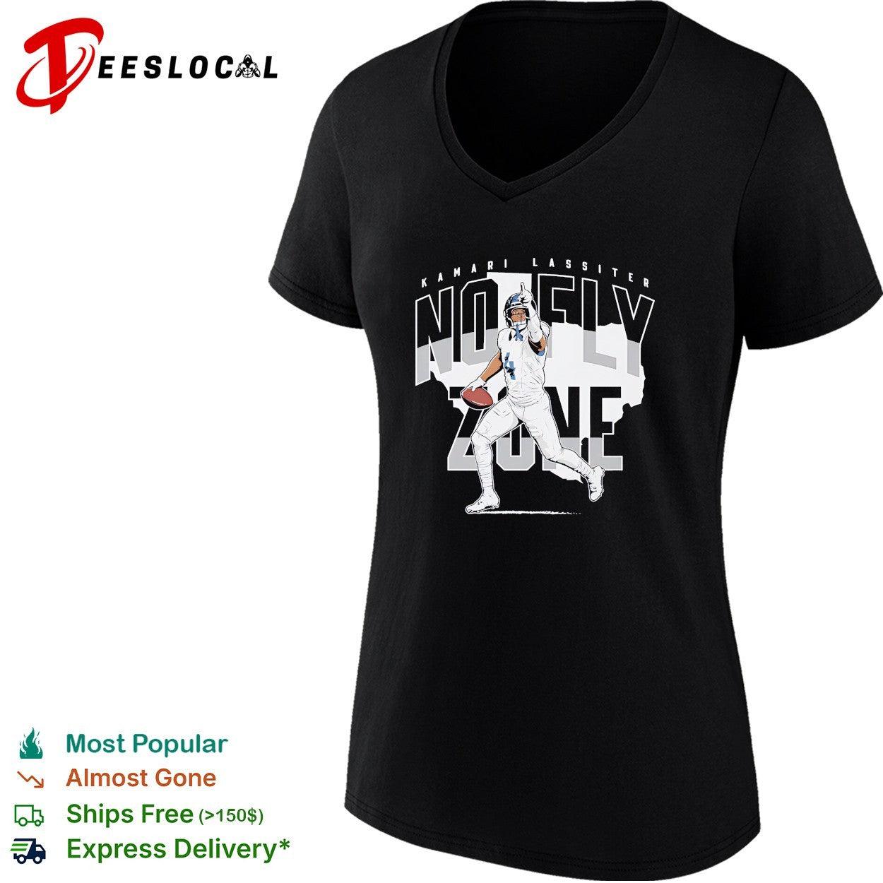 Kamari Lassiter no fly zone football shirt