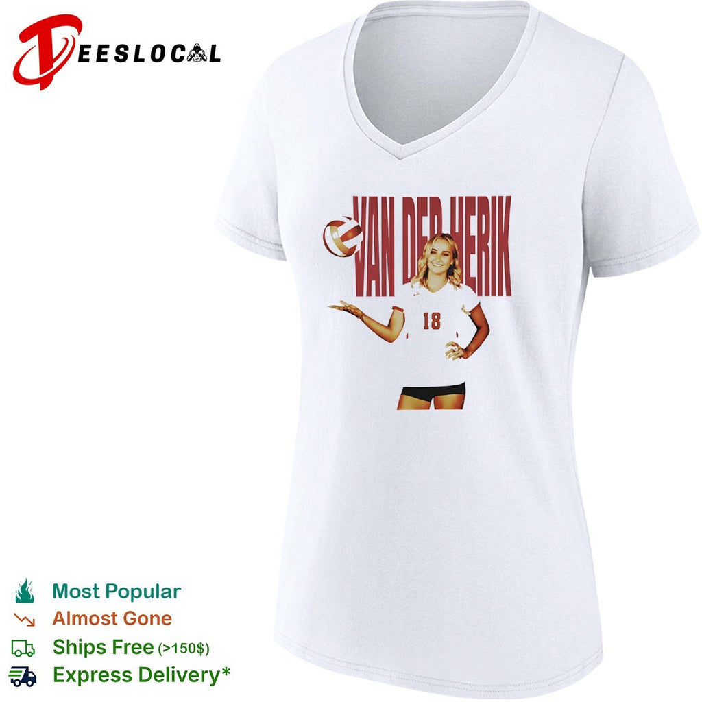 Kamilla Van Der Herik 18 Utah Utes Volleyball Player shirt