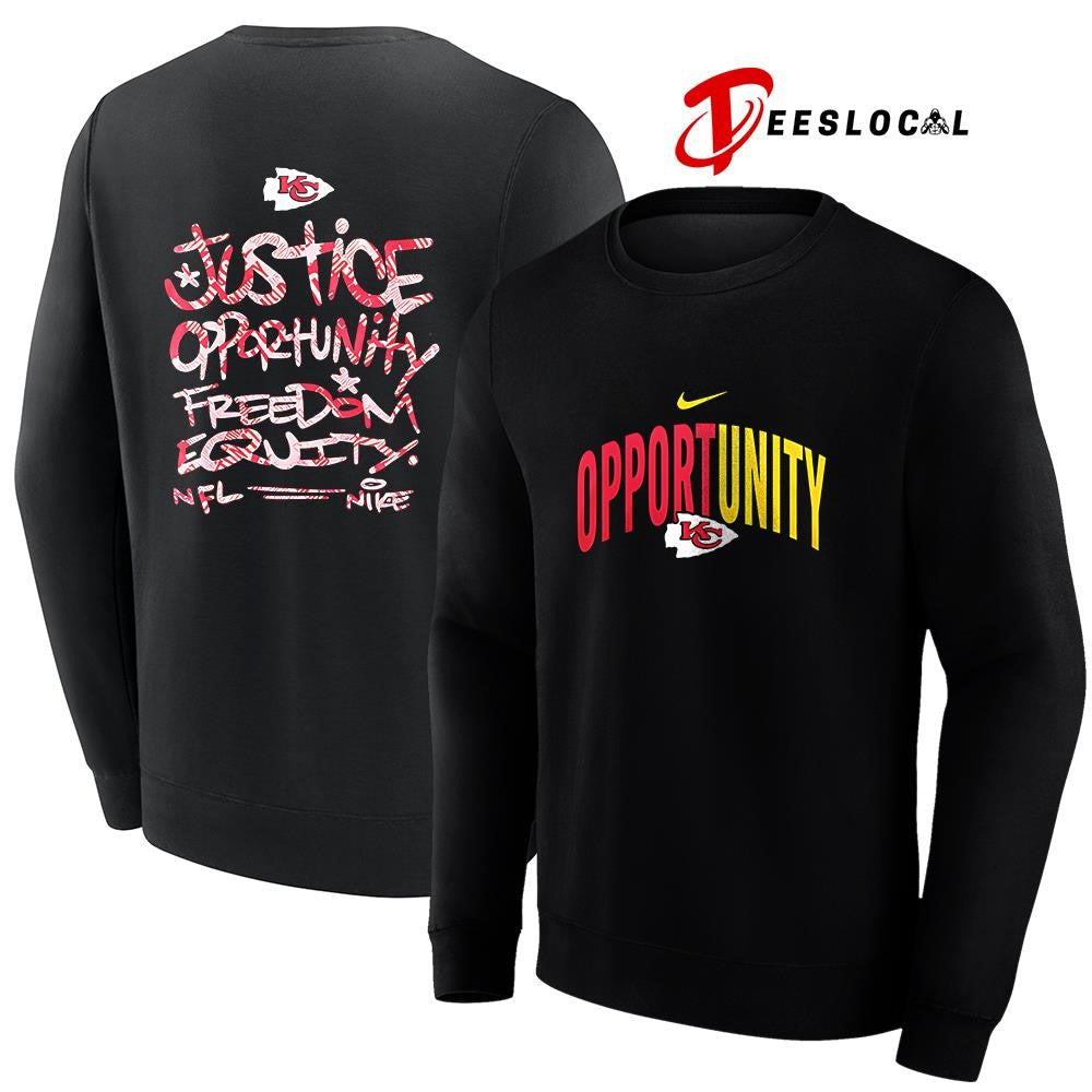 Kansas City Chiefs justice opportunity freedom equity shirt