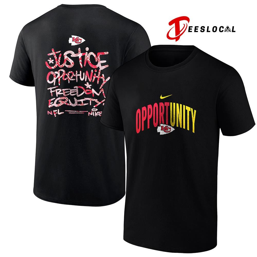 Kansas City Chiefs justice opportunity freedom equity shirt