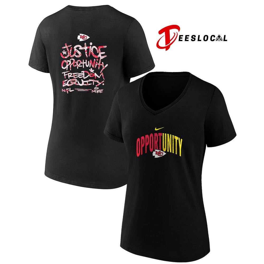 Kansas City Chiefs justice opportunity freedom equity shirt