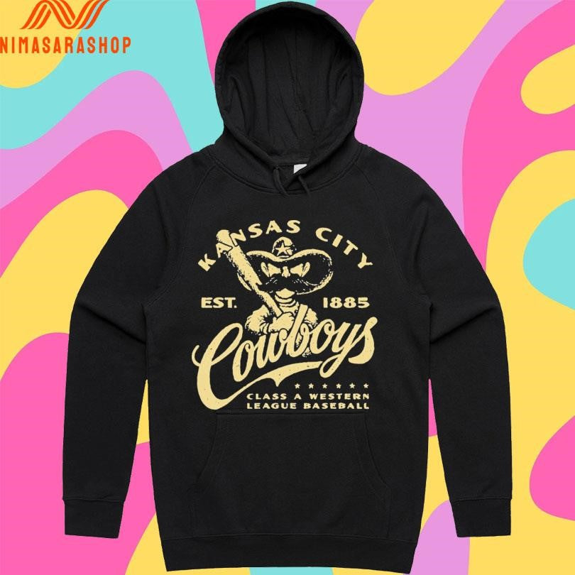Kansas City Cowboys Est 1885 Class A Western League Baseball Shirts