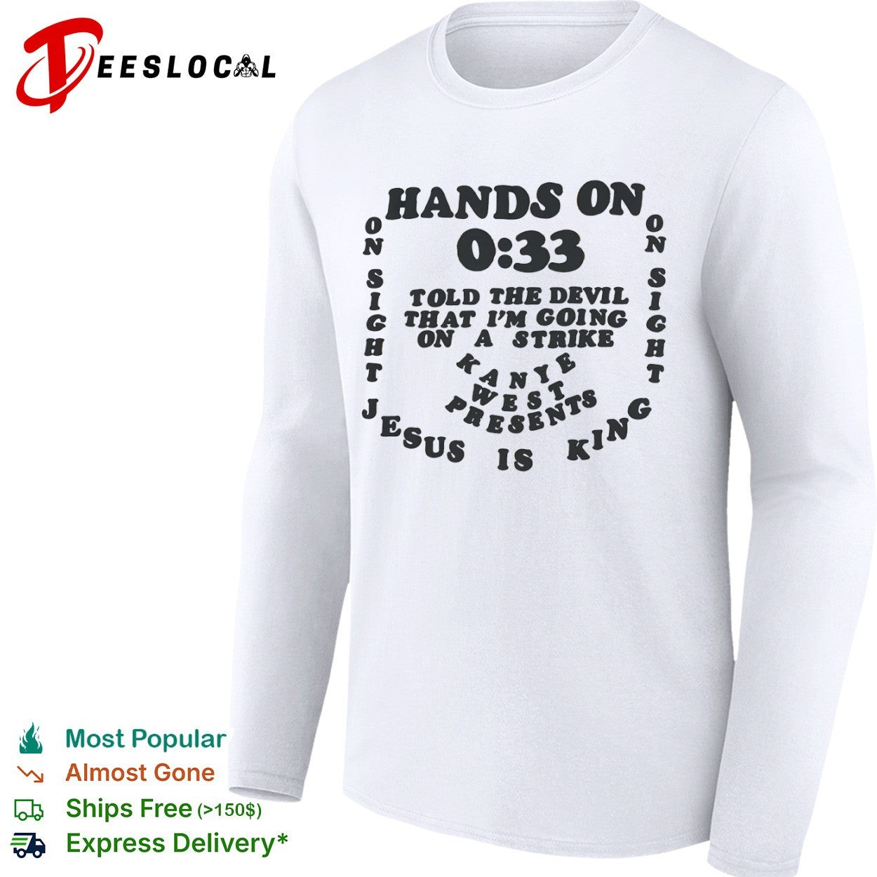 Kanye West Jesus is King religious album shirt