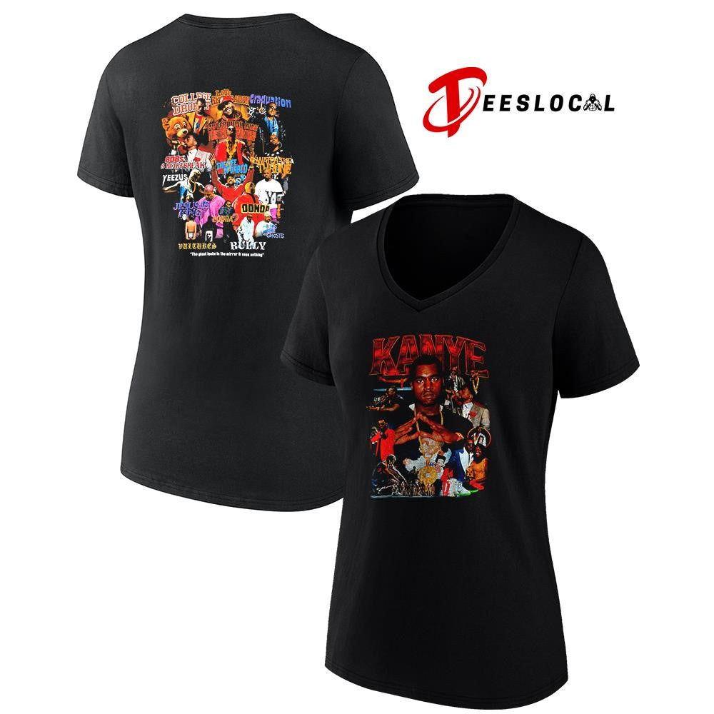 Kanye West the giant looks in the mirror and sees nothing graphic shirt