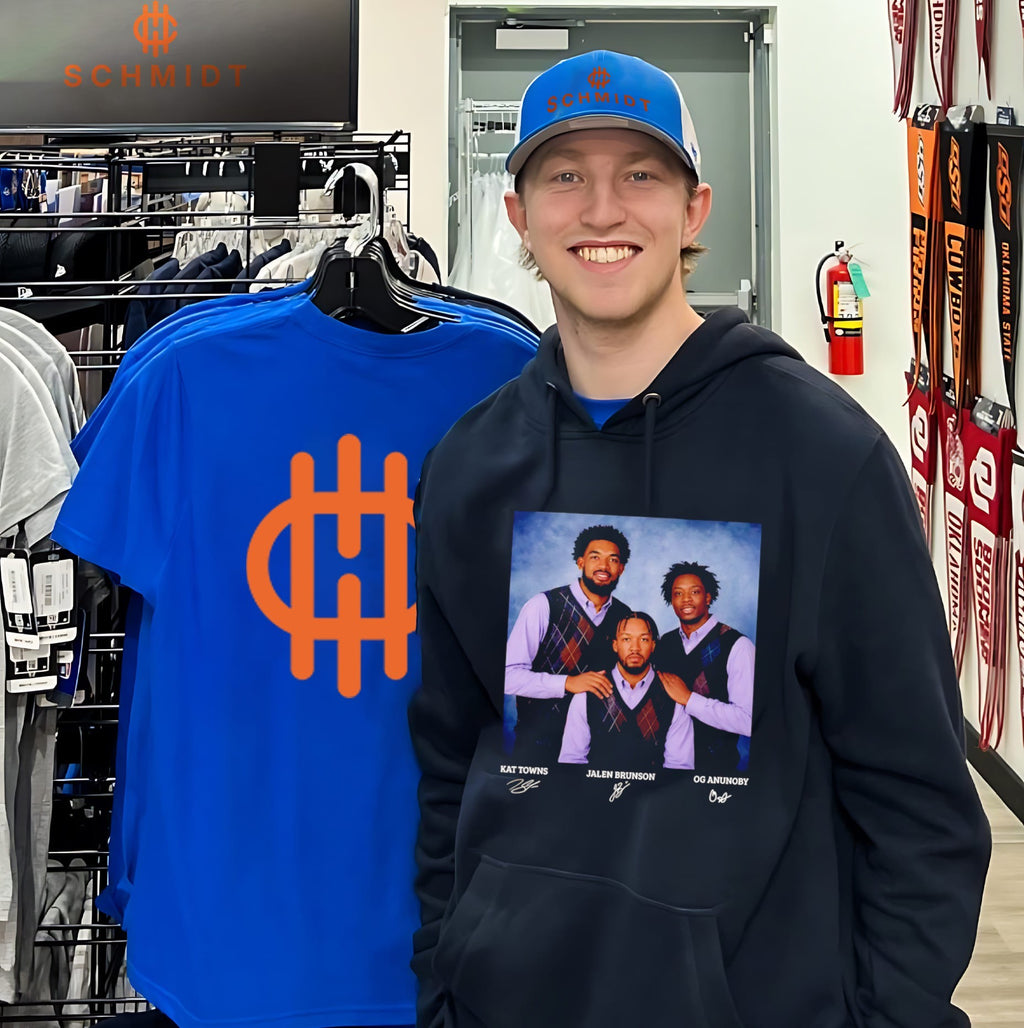 Karl-Anthony Towns Jalen Brunson and OG Anunoby NY Knicks Awkward Family Photo shirt
