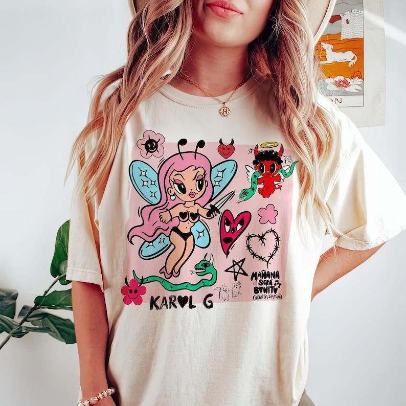Karol G shirt, Manana sera Bonito Shirt, La Bichota Shirt,Bichota, Cutee Karol G Tour Gift for men women unisex tshirt...