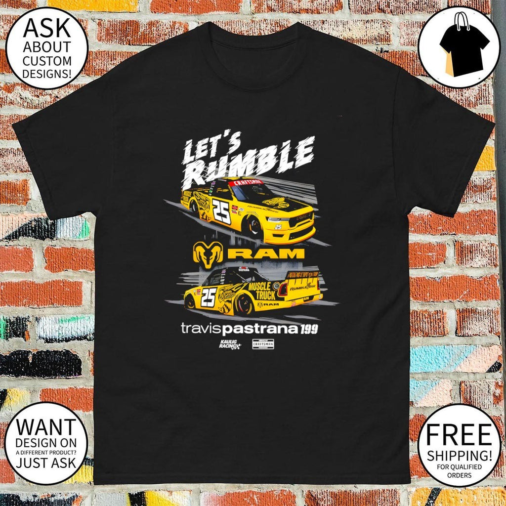 Kaulig Racing x Ram Let’s Rumble Travis Pastrana 2026 shirt