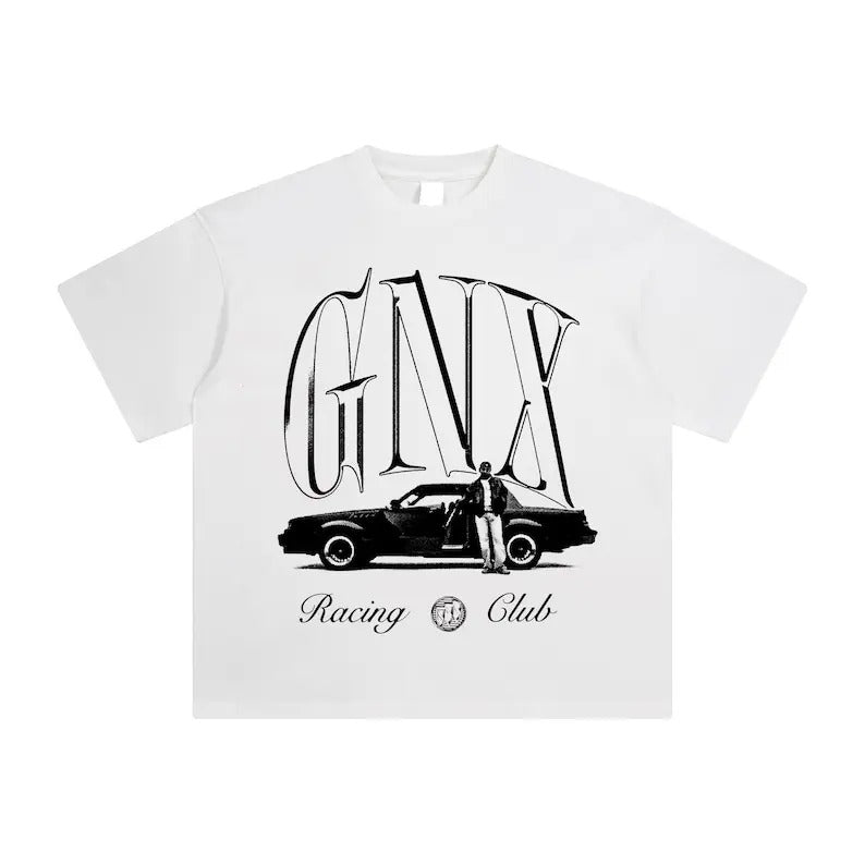 Kendrick Lamar GNX Album Shirt, Vintage GNX Racing Glub, Kendrick Lamar Merch Menswear Top Hoodie Sweatshirt