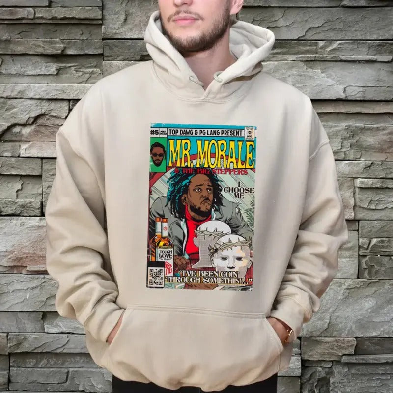 Kendrick Lamar Hoodie, Metro Boomin X Kendrick Lamar Shirt, Mr Morale Album Sweatshirt, Rapper Tee, Unisex Long Sleeve...