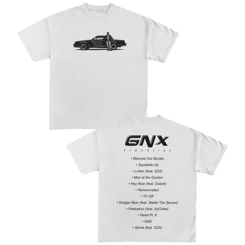 Kendrick Lamar Shirt K dot GNX Album Merch Mustard Vintage Rapper Graphic Tee Hip Hop Men Women Hoodie Sweatshirt