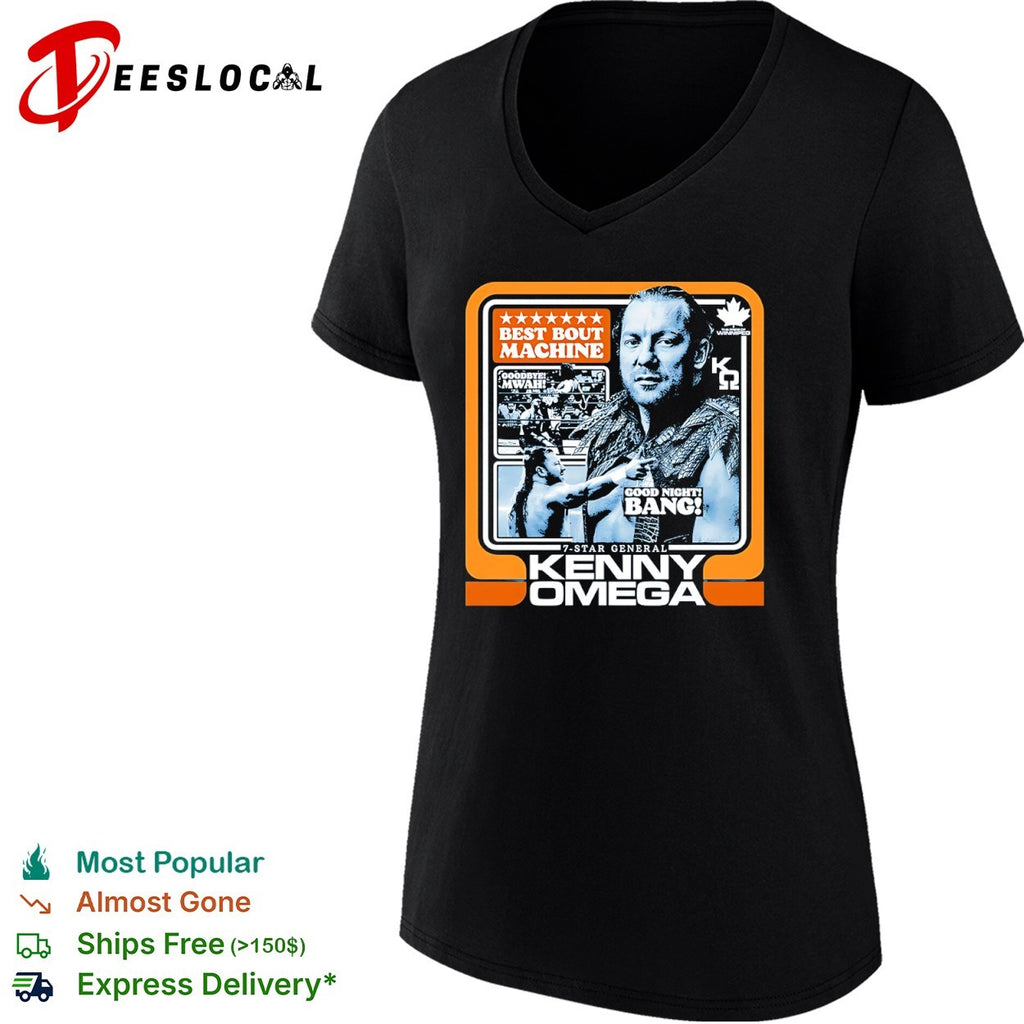 Kenny Omega best bout machine goodbye mwah good night bang 7 star general shirt