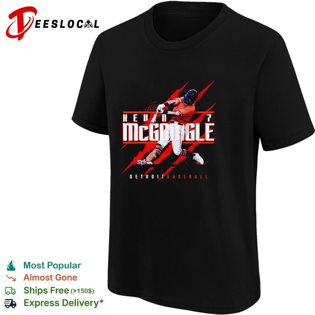 Kevin McGonigle Detroit baseball number 7 shirt