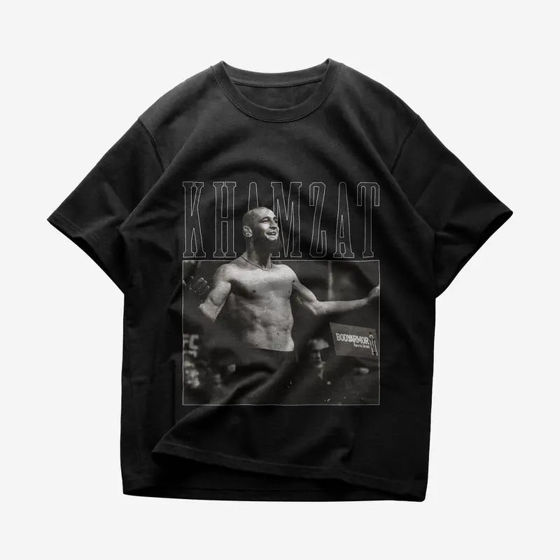 Khamzat chimaev Shirt Vintage 90s Grapic Tee Unisex Tshirt Bootleg Sweatshirt Hoodie | PrintMintTees.com