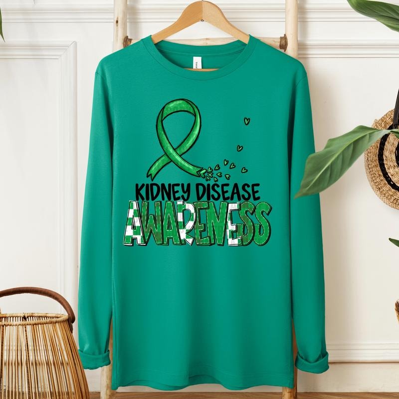 Kidney Disease Awareness Black DTF Transfers - THIS IS NOT A SHIRT Hoodie Sweatshirt | PrintMintTees.com