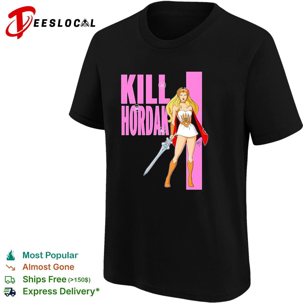Kill Hordak She-Ra Princess of Power style of Kill Bill shirt