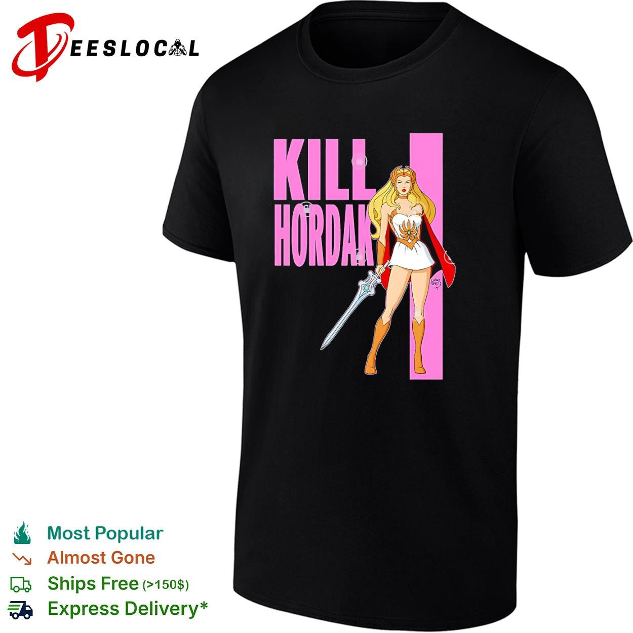 Kill Hordak She-Ra Princess of Power style of Kill Bill shirt