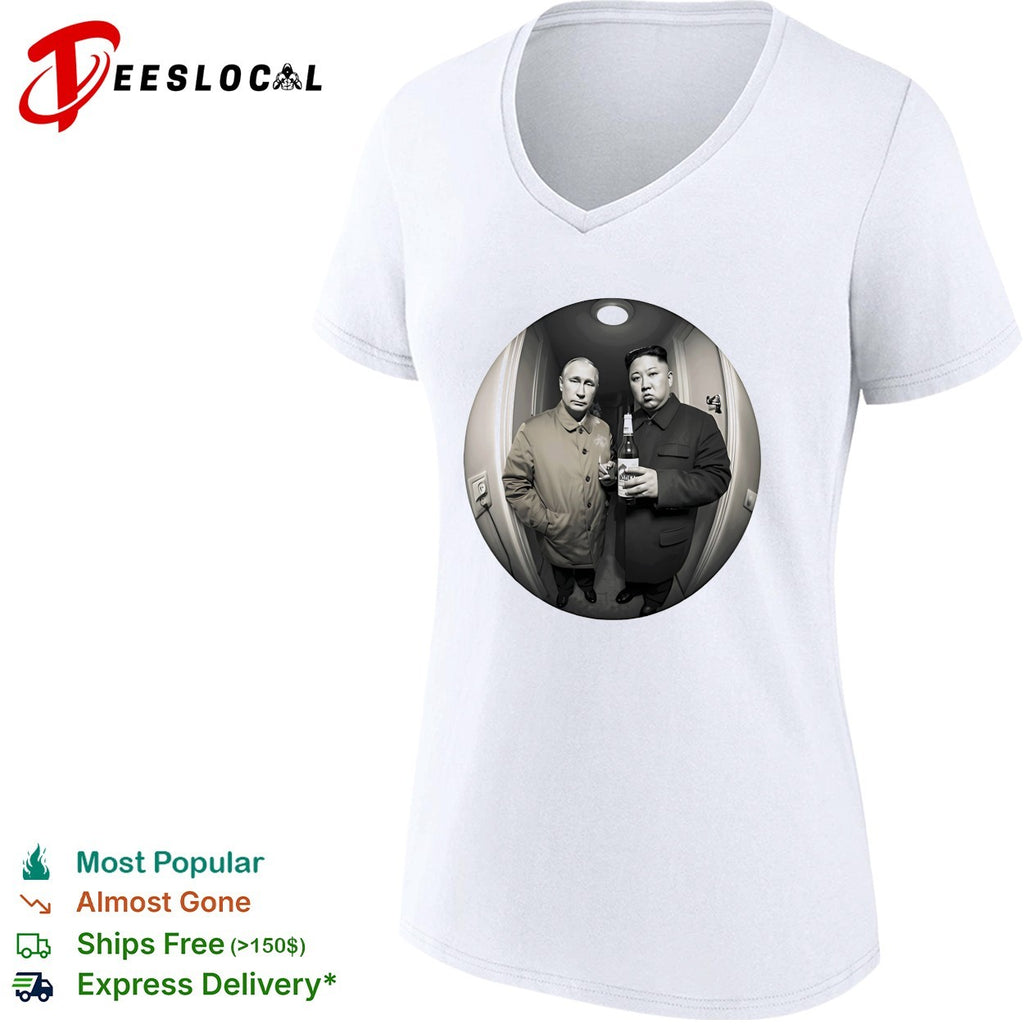 Kim Jong Un and Vladimir Putin In Hallway meme shirt