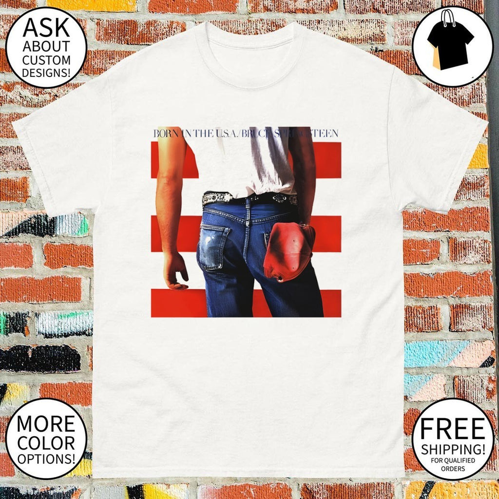 Kim Taehyung BTS Bruce Springsteen born in the USA shirt