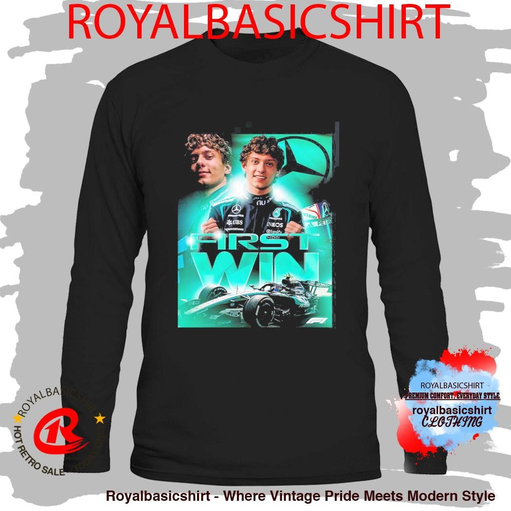 Kimi Antonelli F1 Mercedes AMG Team First Win Chinese GP 2026 T-Shirt