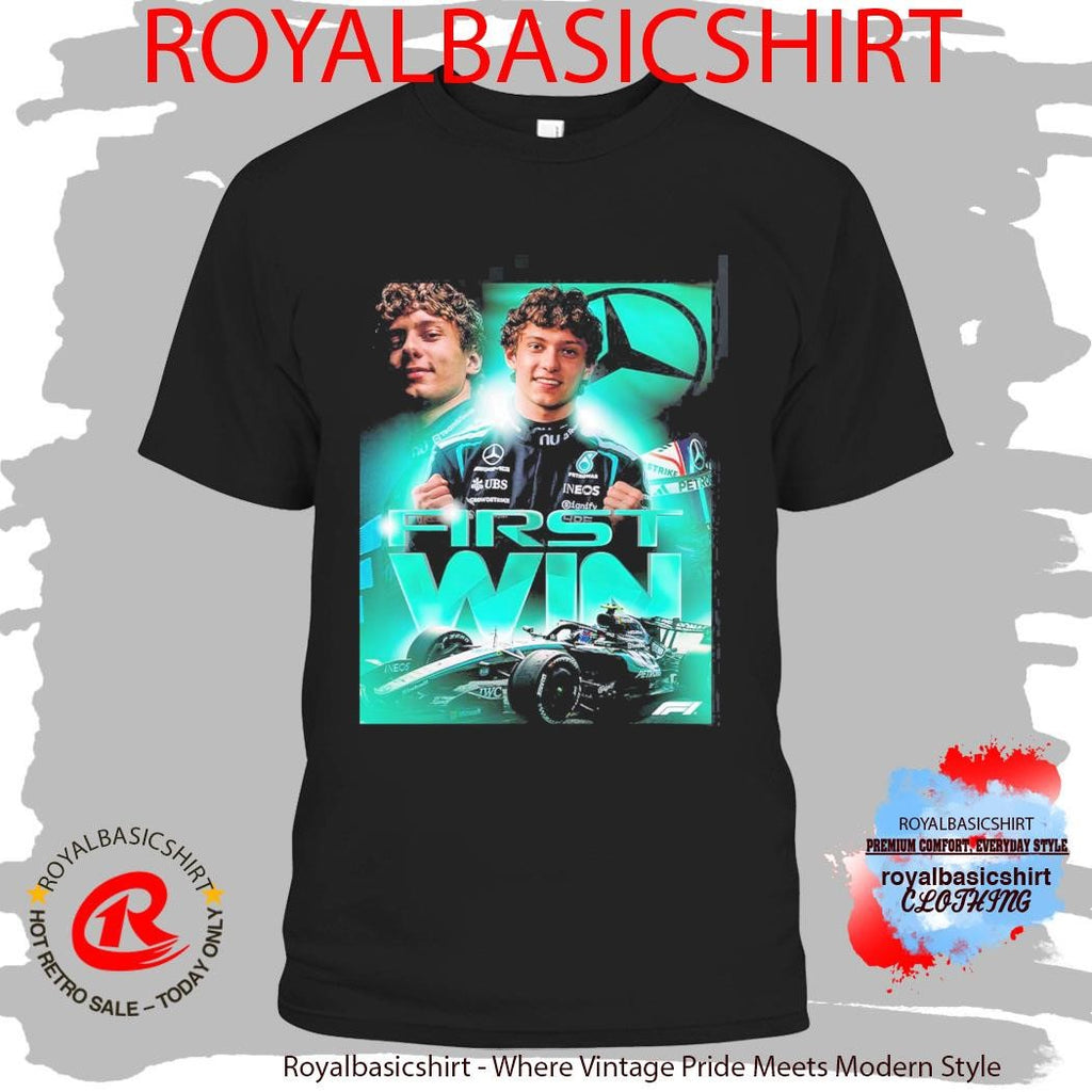 Kimi Antonelli F1 Mercedes AMG Team First Win Chinese GP 2026 T-Shirt