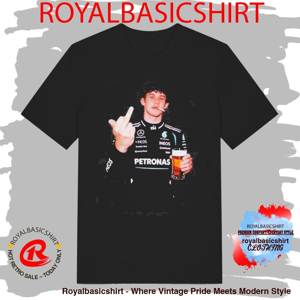 Kimi Antonelli F1racing Smoking And Drinking Beer Shirt