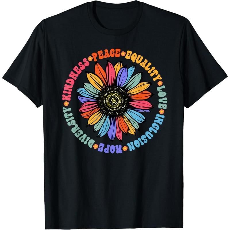 Kindness Peace Equality Love Hope Diversity Human Rights T-Shirt made in usa Hoodie Sweatshirt | PrintMintTees.com