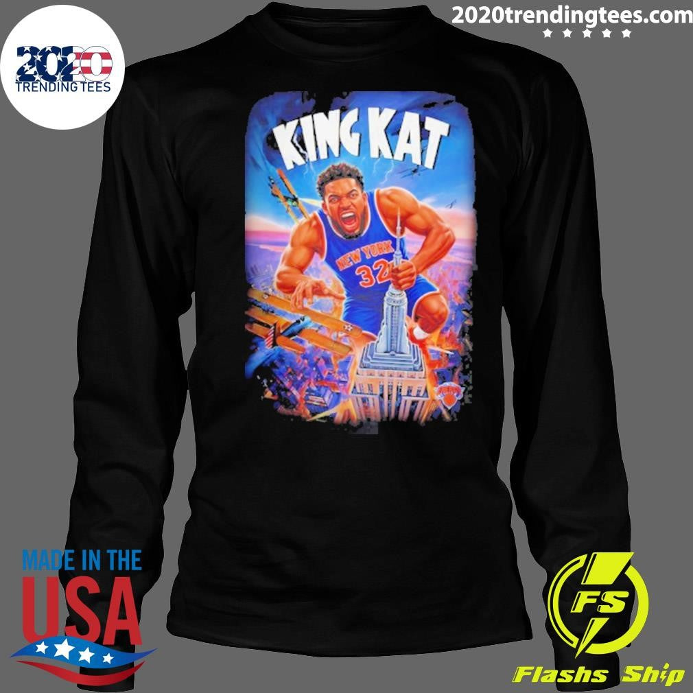 King Kat Karl-anthony Towns New York Knicks Nba Basketball City Skyline 2026 Shirt