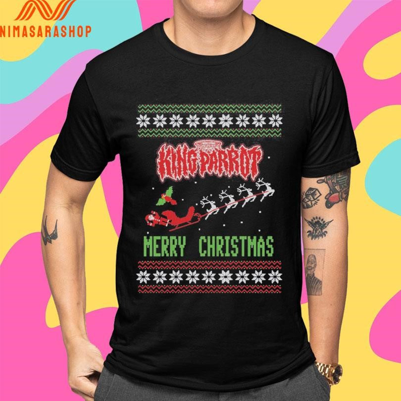King Parrot Merry Christmas 2025 Shirts