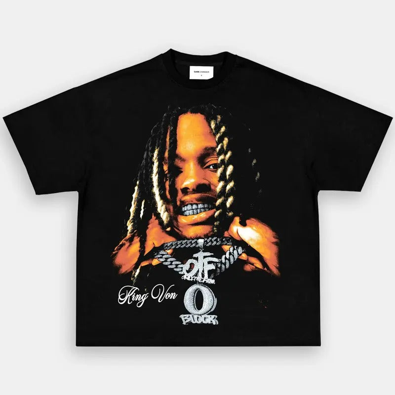 King Rapper Graphic Tee Shirt Rap Hip Hop Shirt for Men Women Streetwear Hoodie Sweatshirt | PrintMintTees.com