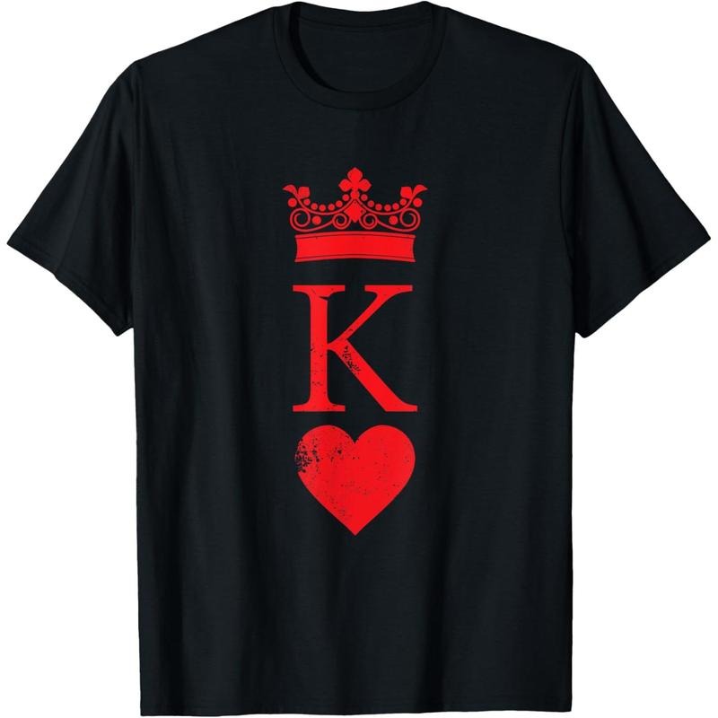 King of Hearts Halloween Costume Vintage Poker Cards King T-Shirt made in usa Hoodie Sweatshirt | PrintMintTees.com