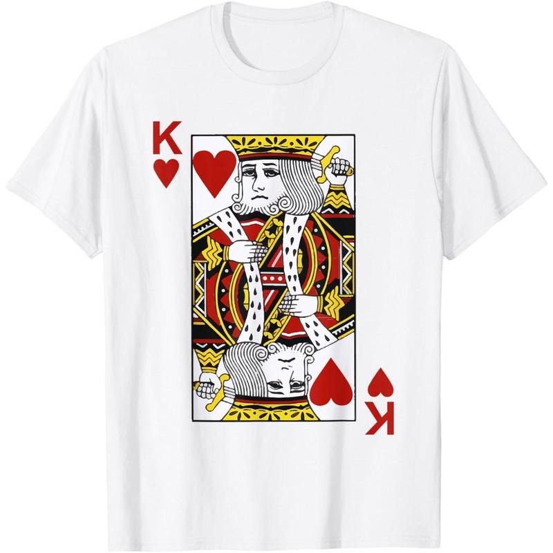 King of hearts Blackjack Cards Poker 21 K T-Shirt made in usa Hoodie Sweatshirt | PrintMintTees.com