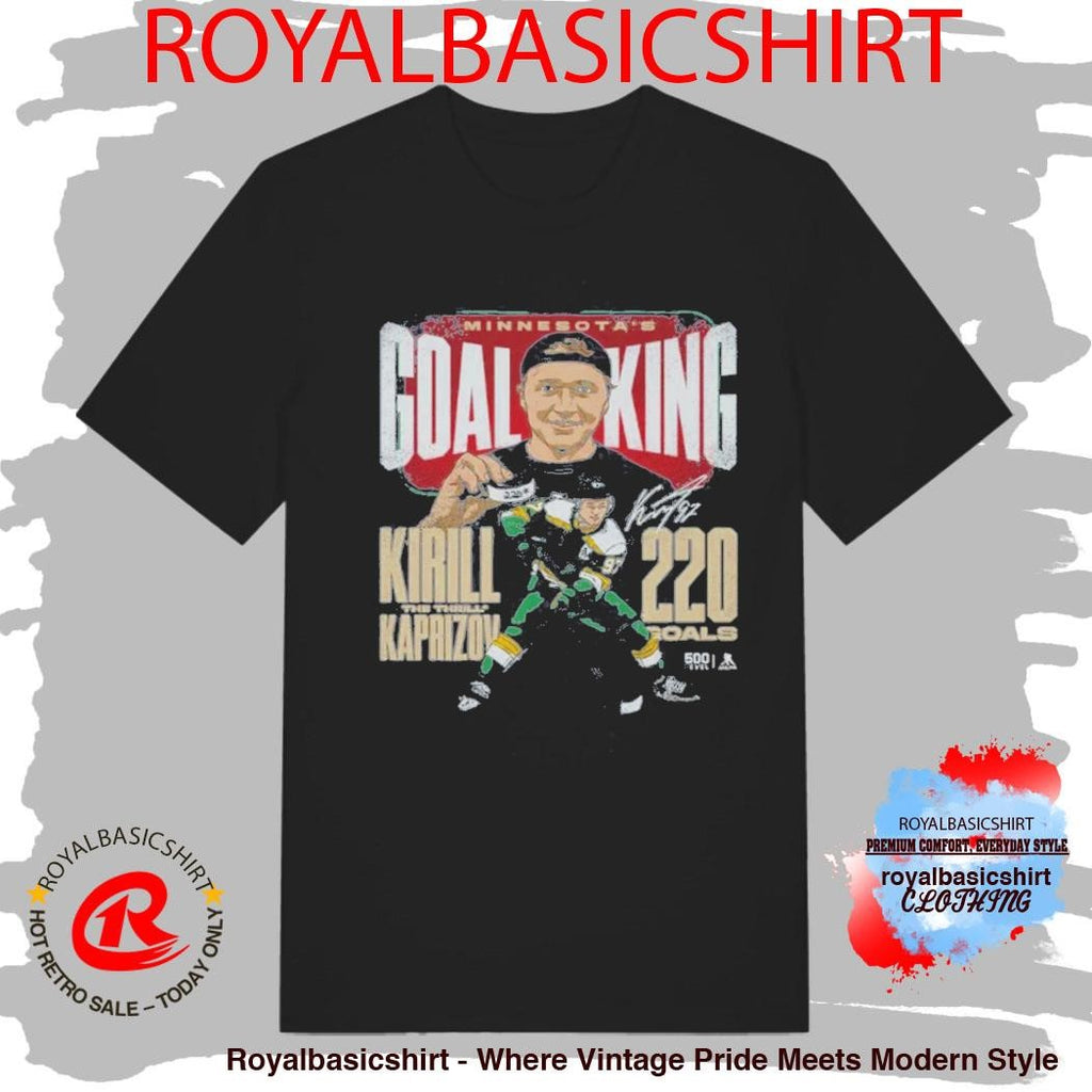 Kirill Kaprizov Minnesota Goal King Shirt