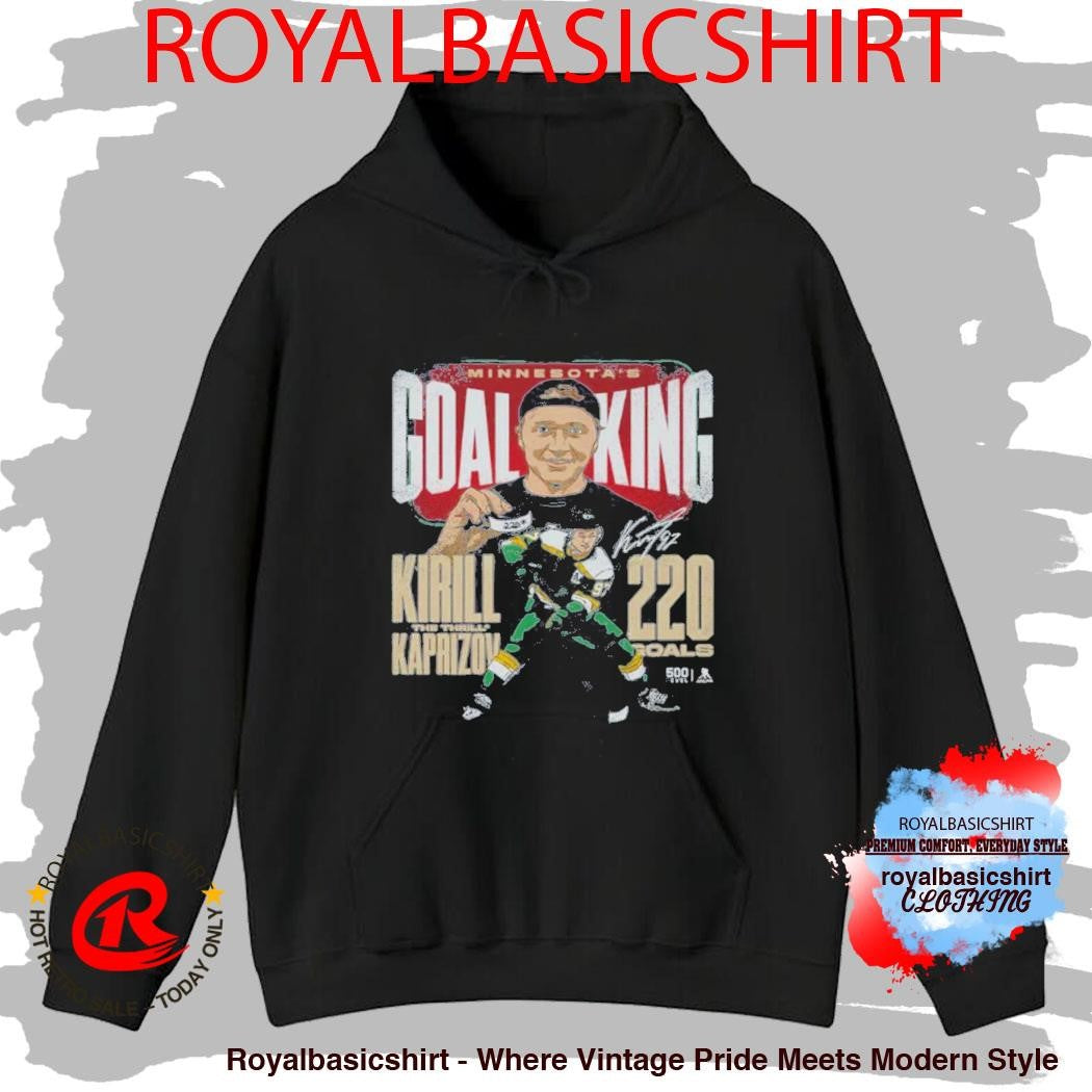 Kirill Kaprizov Minnesota Goal King Shirt