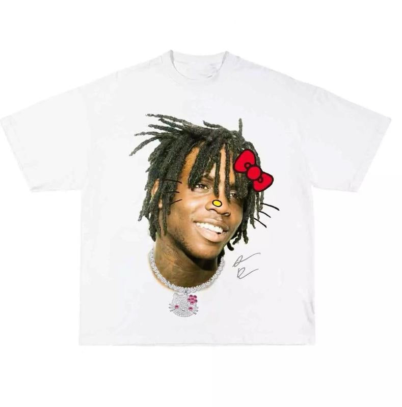 Kitty Chief T-Shirt Where Street Style Meets Cool Rap Tee Big Face Hoodie Sweatshirt | PrintMintTees.com