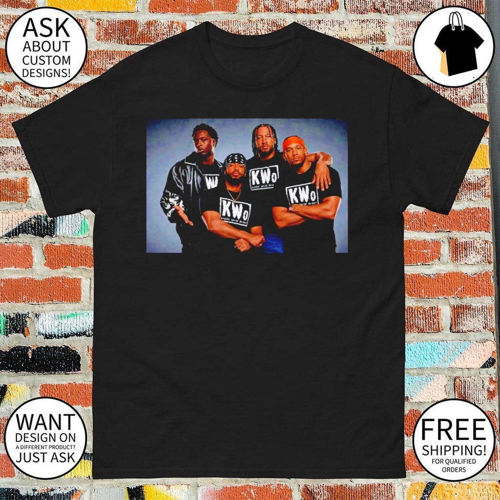 Knicks World Order Neq York Kincks player NWO Parody logo shirt