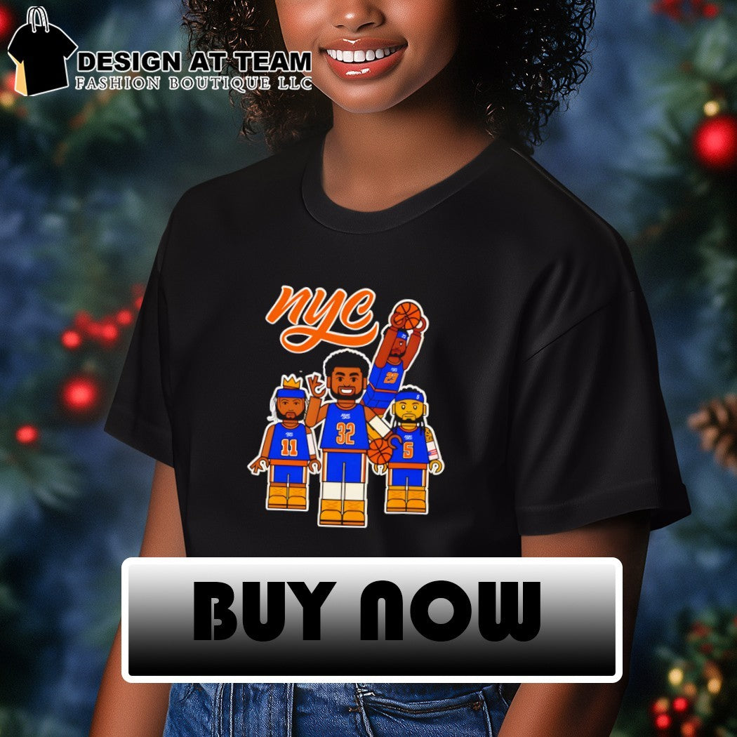 Knicks basketball player gamer style NYC Team Graphic shirt