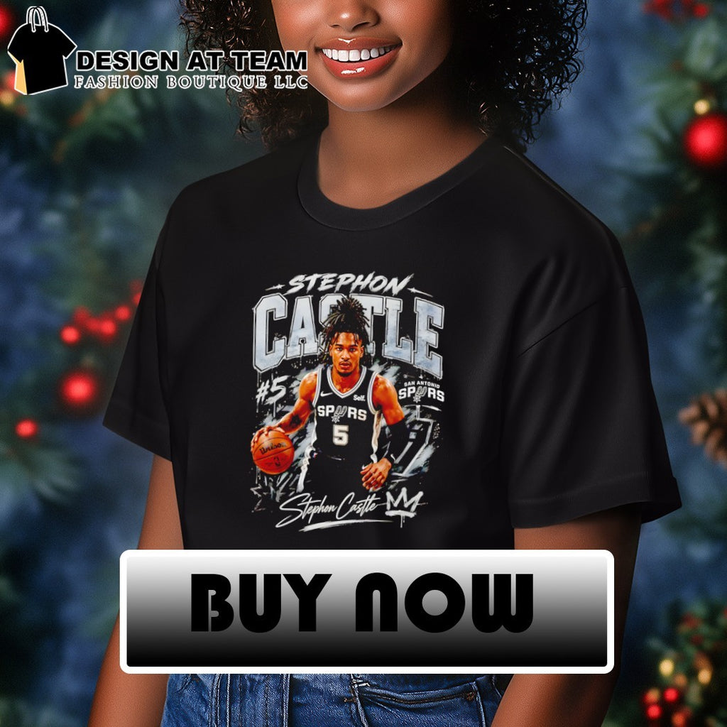 Knight Shift Stephon Castle San Antonio Spurs Western Conference Champions Game Day 2026 signature shirt