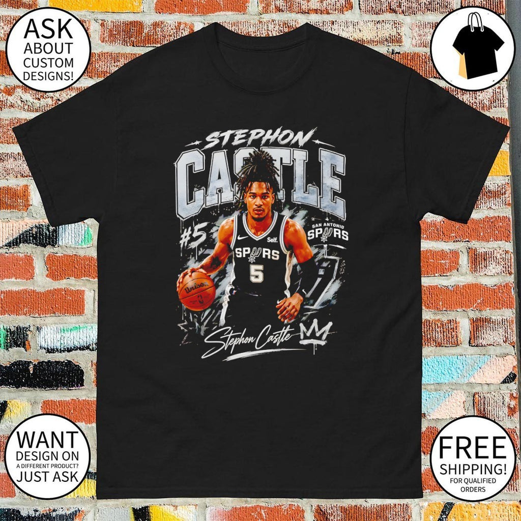 Knight Shift Stephon Castle San Antonio Spurs Western Conference Champions Game Day 2026 signature shirt