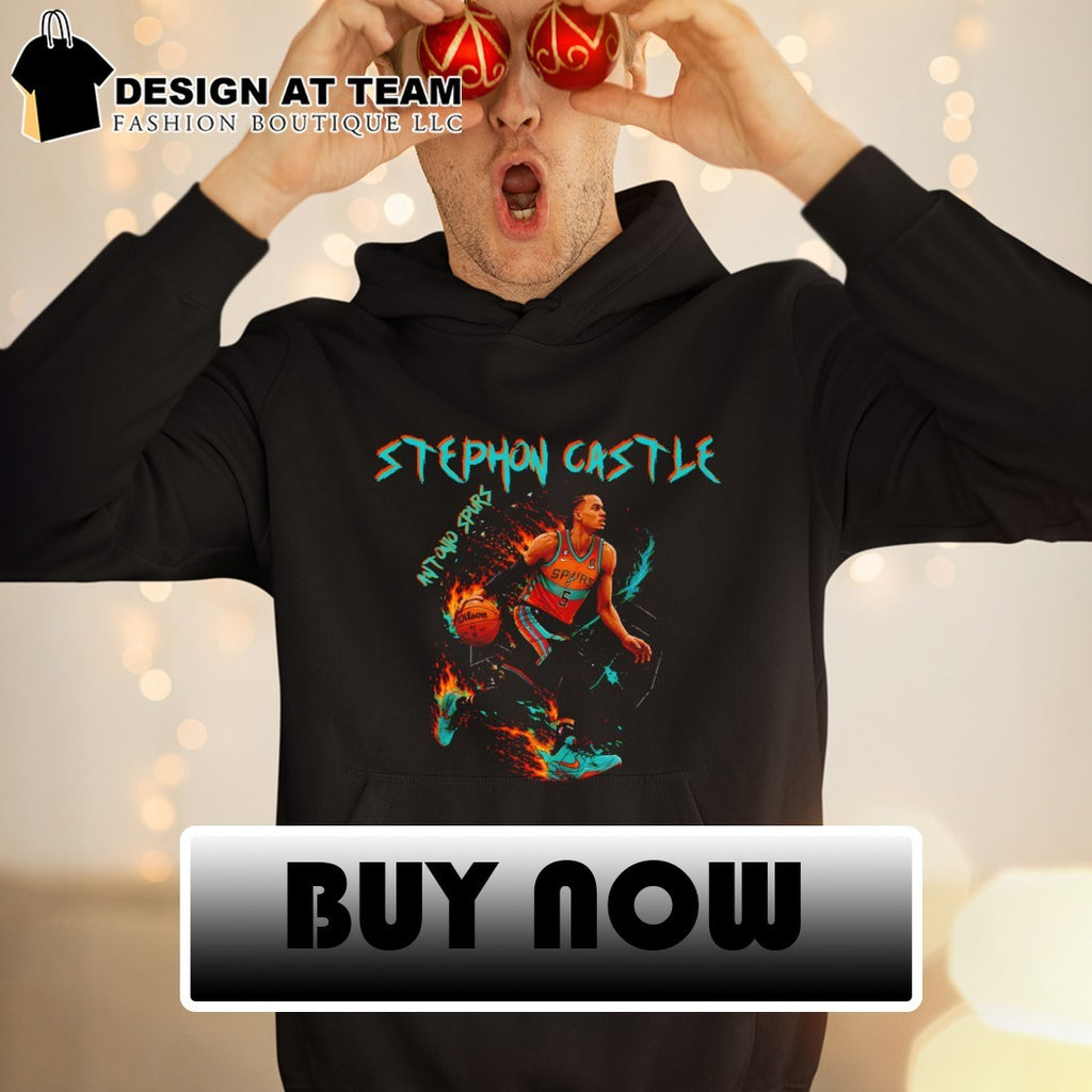 Knight Shift Stephon Castle run San Antonio Spurs Western Conference Champions 2026 retro shirt