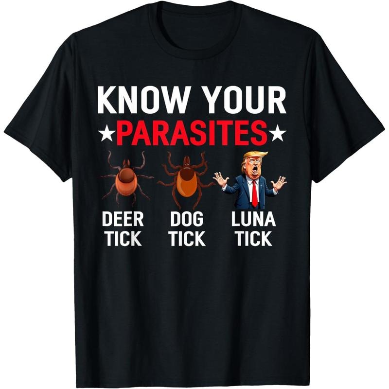 Know Your Parasites Anti-Trump Meme Trump Parody Tick Resist T-Shirt Hoodie Sweatshirt | PrintMintTees.com