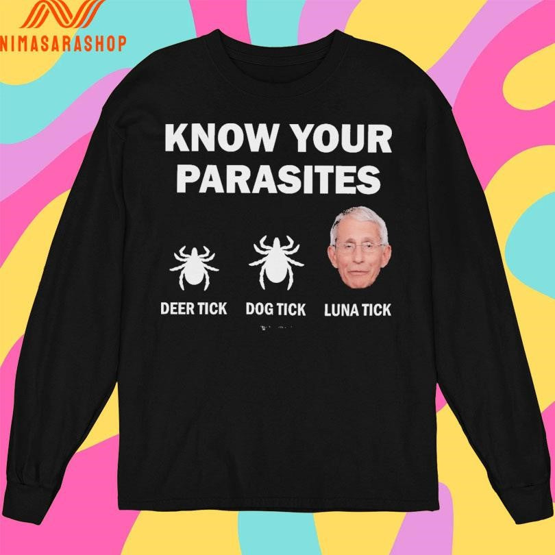 Know Your Parasites Deer Tick Dog Tick Luna Tick 2026 Shirts