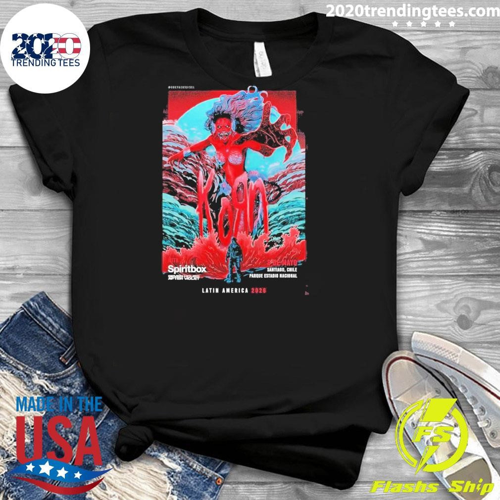KoRn Santiago Chile Event On May 8 2026 Latin America Shirt